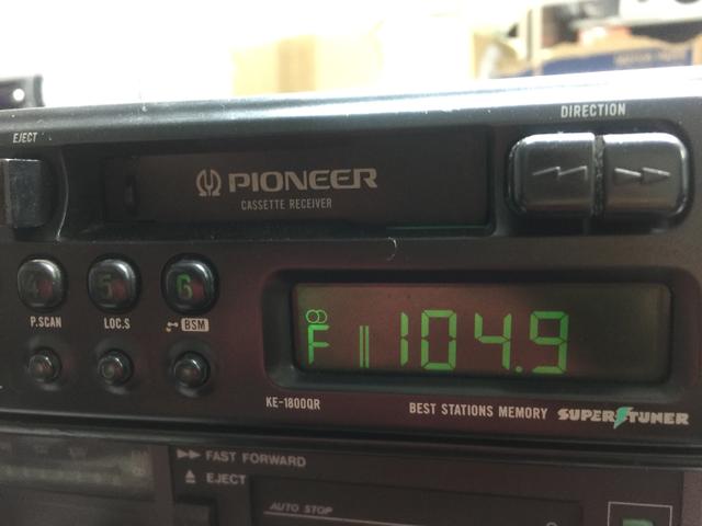 Toca fita radio Pioneer das antigas garantia instalado na hora