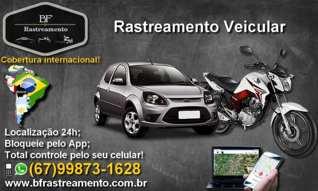 Rastreamento (Rastreador) para Carro, Moto e Caminhão