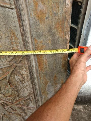 Porta antiga madeira maciça