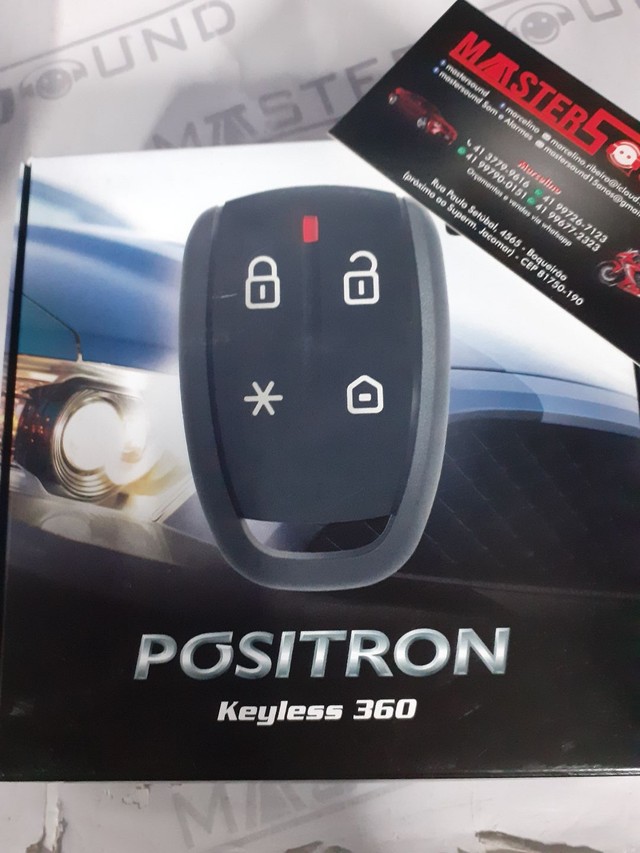 Alarme. Positron.  Keyless. 360. Keyless,  com anti-furto presença. Garantia. Novo. Inst.