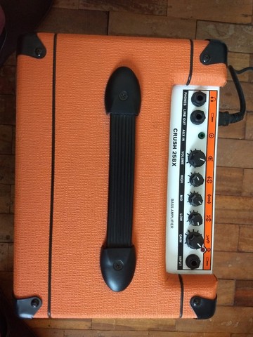 Amplificador Contra Baixo Orange Combo Cr25bx Crush Pix 25w  - Foto 2