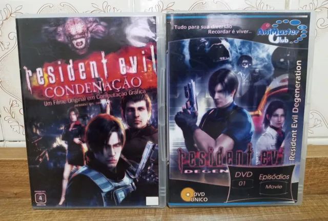 Dvd Animação Filmes Resident Evil: Condenação + Degeneração