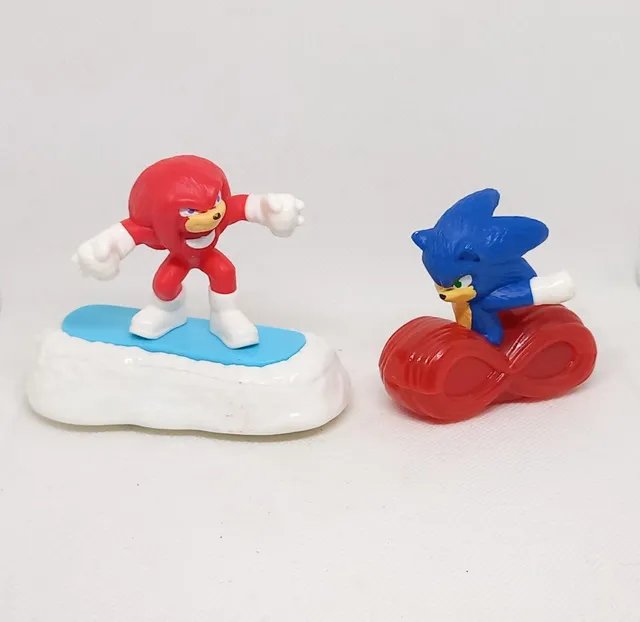 Boneco Sonic Vermelho Articulado Action Figure Grande 25cm