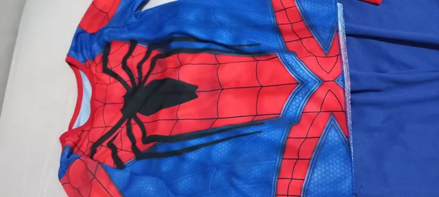 Fantasia Homem Aranha com Enchimento Tam 4, Roupa Infantil para Menino Homem  Aranha Usado 82715343