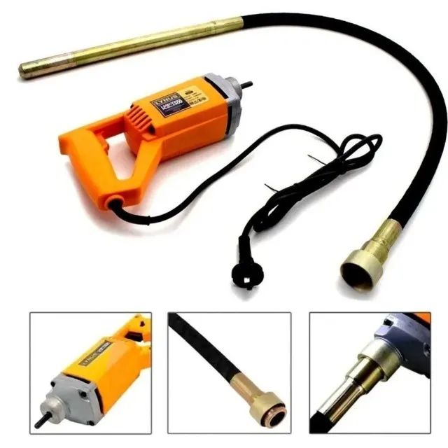 MOTOVIBRADOR PORTÁTIL LYNUS 25X1 1500W 220V LMP-1500