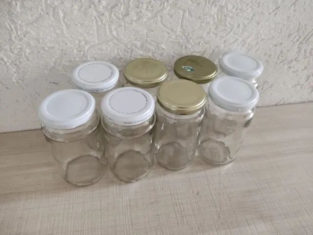 Kit Com 8 Unids Vidro Vazios Azeitona Palmito 200mls Usado cod (10) - Foto 2