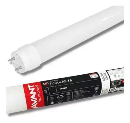 Kit 3 Peças Lâmpada Tubular T8 Led 18w G13 6500k Brancofrio