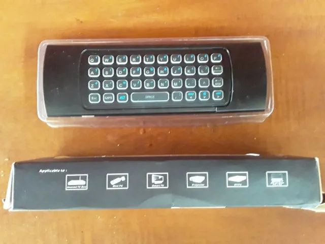 Controle remoto Air Mouse universal com teclado luminoso - Foto 2