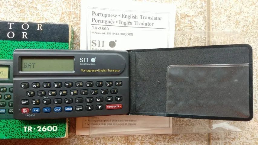  Agenda Eletrônica com tradutor e Calculadora Sii - TR 2600 Seiko Instruments - Foto 4