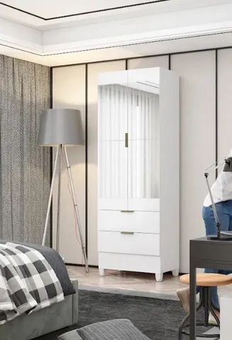 Multiuso com 2 portas e 2 gavetas espelhado  - Foto 3