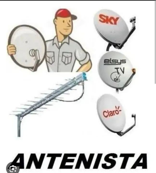 Tec.Antenista.Instalação e manutenção antenas da Sky,Oi,Clarotv e Ant.Digital. - Foto 2