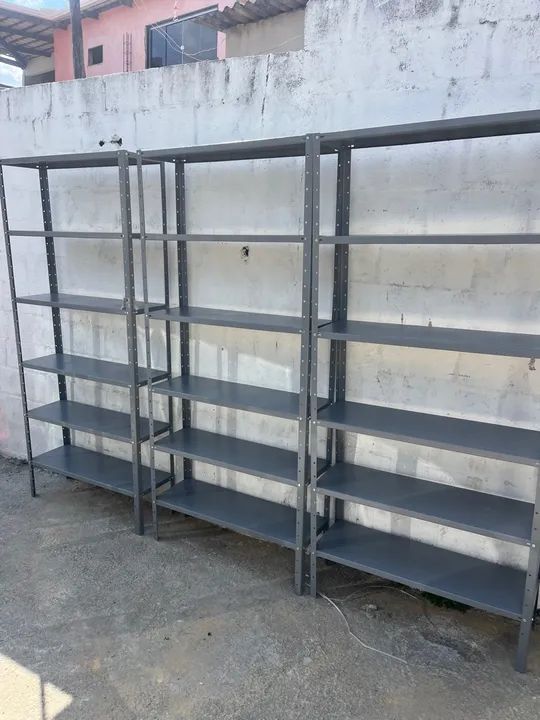 Prateleira nova de aço multiuso estoque
