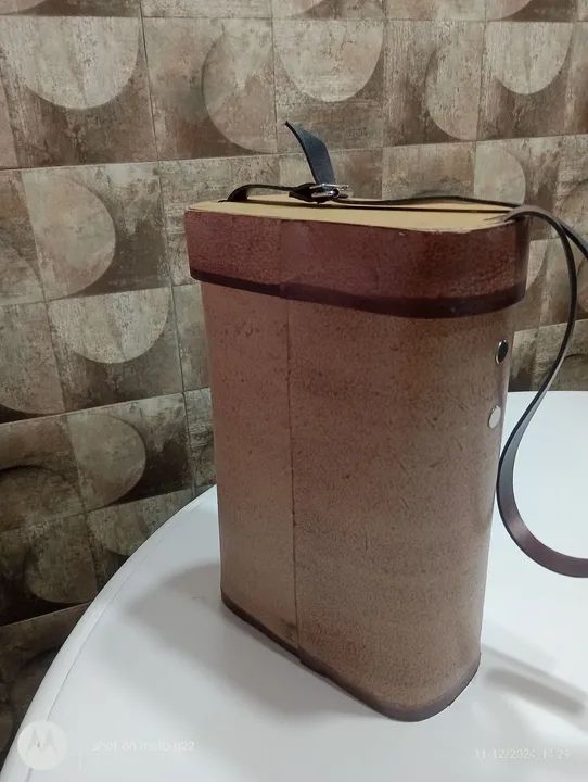 Mateira em couro, pouquíssimo uso  - Foto 2