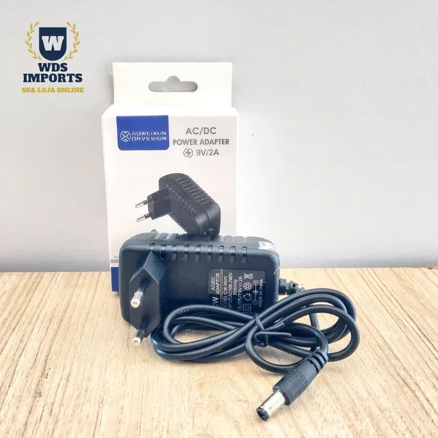 Fonte De Alimentação 9v 2A Bivolt Multiuso 