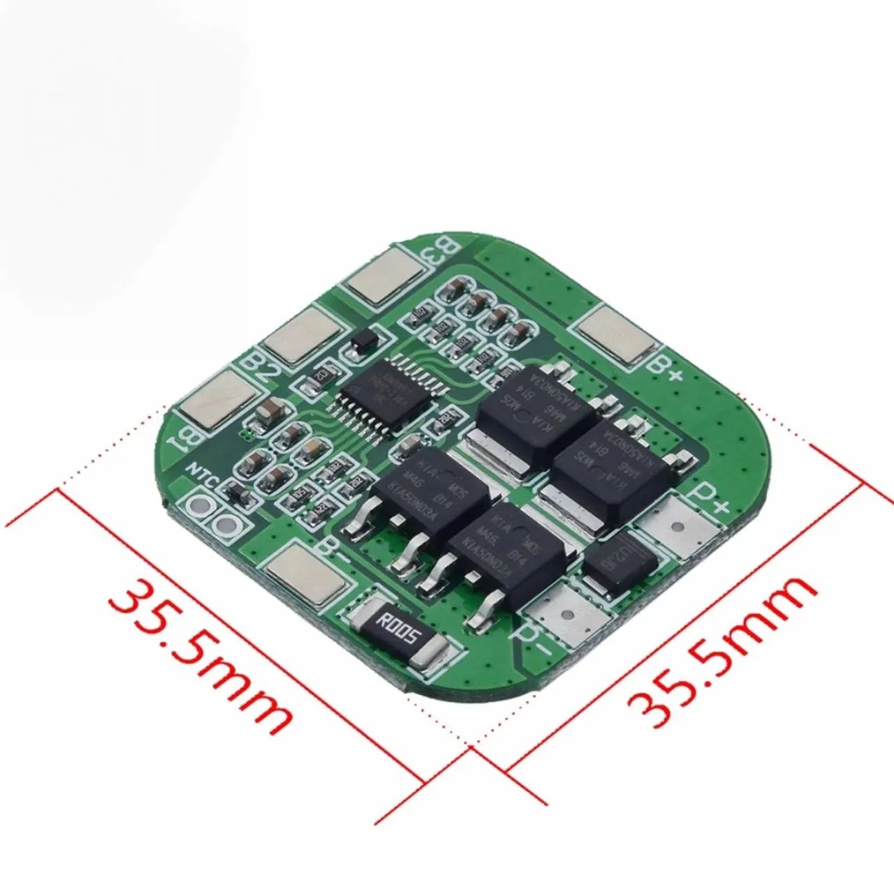 Placa de proteção/carregamento BMS 4s 20a 14.8v 16.8v Li-ion 18650 cel