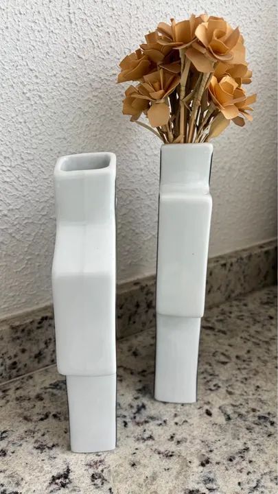 Par de vasos decorativos estilo vintage - Foto 2