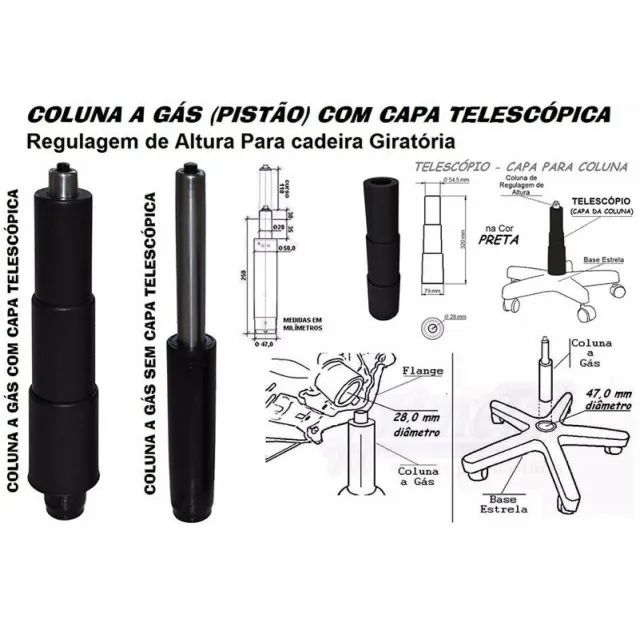 Cadeira Presidente PLUS Back System Baixa Costurada Braços Reguláveis Corino Preto 32974 - Foto 5