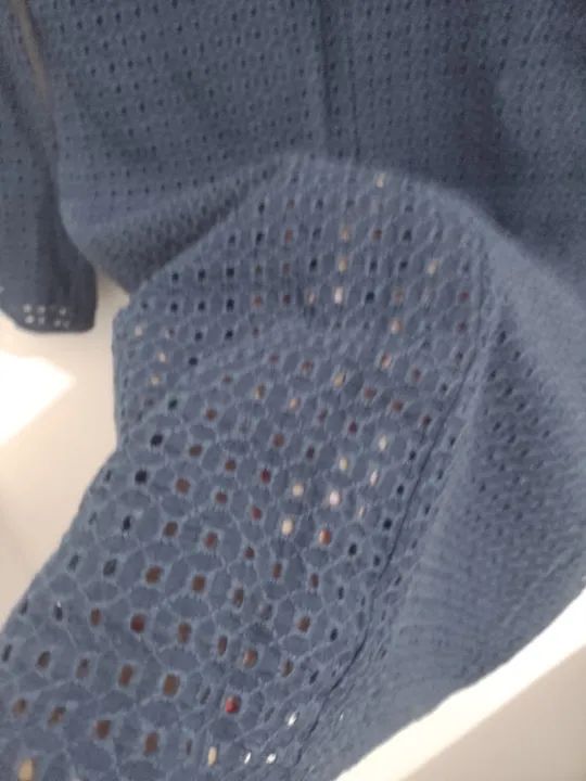 vestido de caça bordada da Zara  - Foto 2
