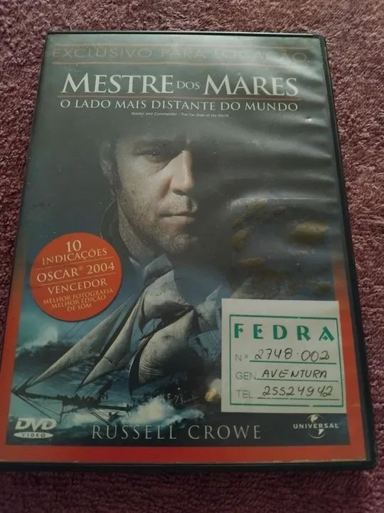 DVD filme Mestre dos Mares
