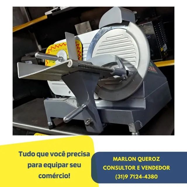 Cortador de Frios Lamina 30 Palladium Bivolt Novo