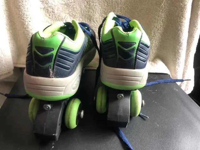 Tênis patins roller infantil tam 30 - Foto 4