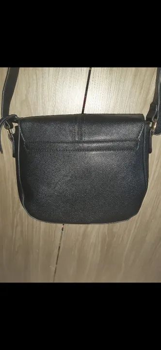 Bolsa de Ombro Feminina Preta - Foto 2