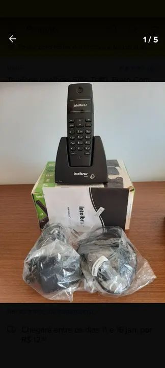 Telefone sem fio Intelbras TS40 com Secretária 