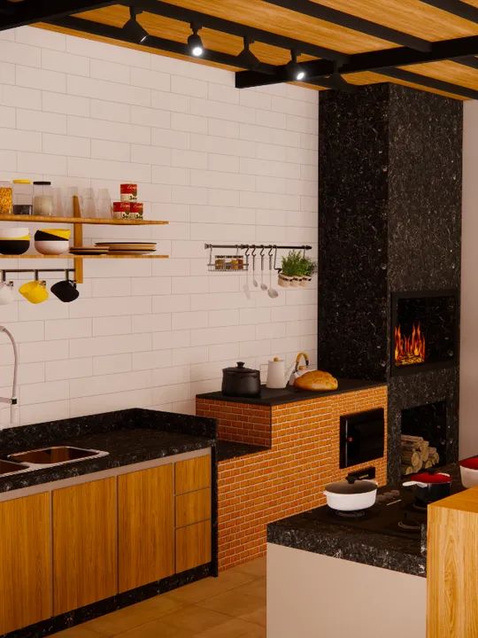 Projeto Churrasqueira - Espaço Gourmet