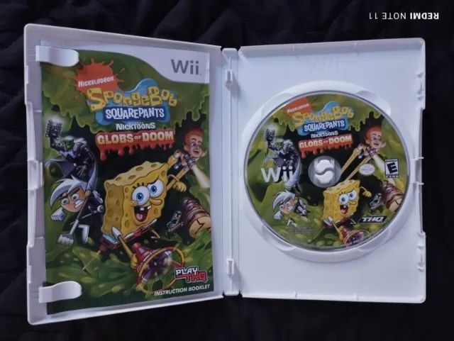 Jogo Original Nintendo Wii Bob Sponja - Foto 3