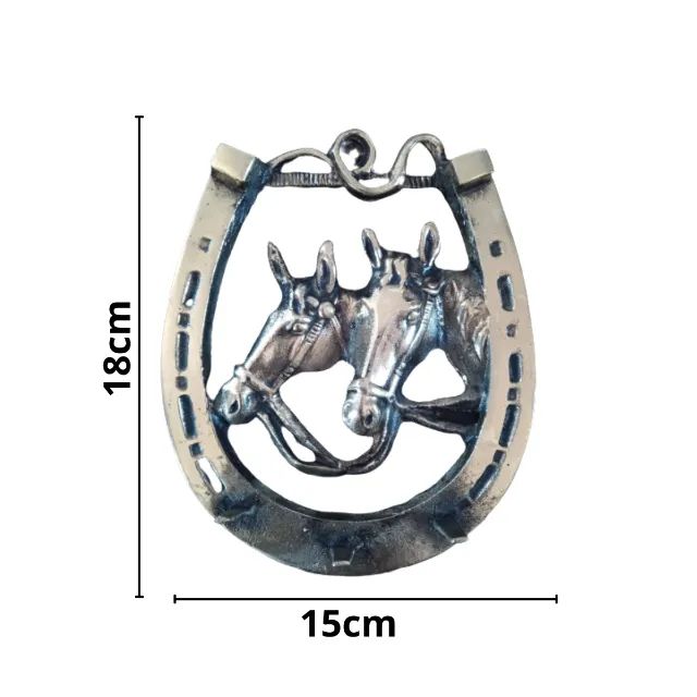 Porta Chaves Em Bronze Modelo Ferradura Cavalo anos 80 - Foto 2