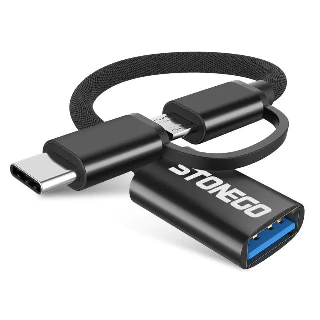 Cabo OTG 2 em 1 USB 3.0 Stonego