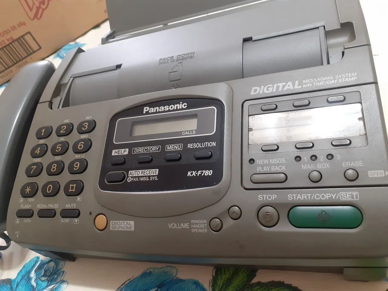 Telefone e fax Panasonic funcionando tudo - Foto 3