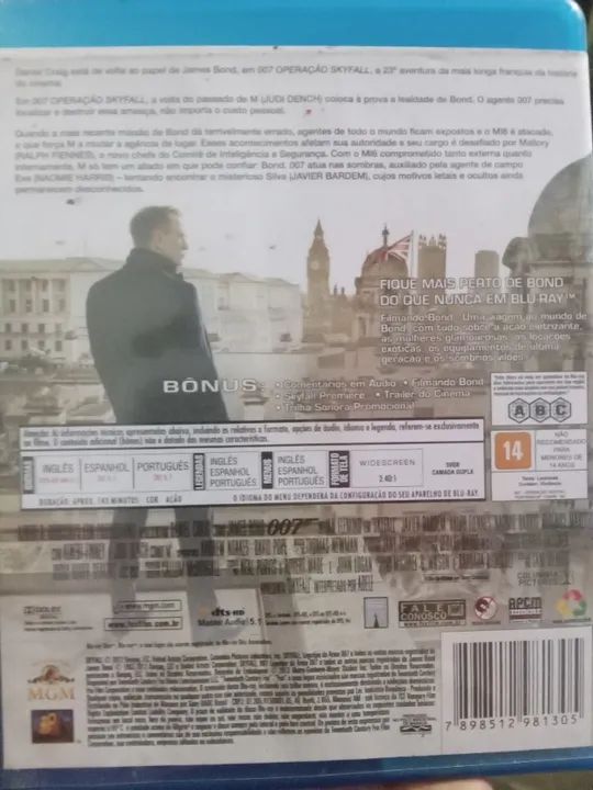 Blu-rays 007 Operação Skyfall, Velozes e furiosos 5, Flash Point, 2012 , Sully - Foto 2