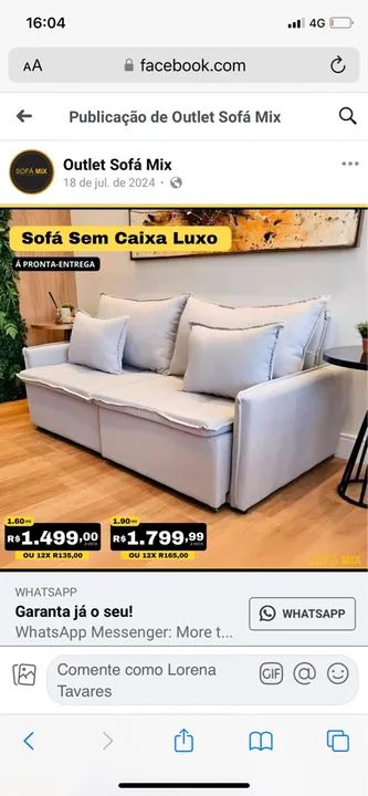 Sofá Retratil reclinável  Premium 2,00 mts - Foto 5