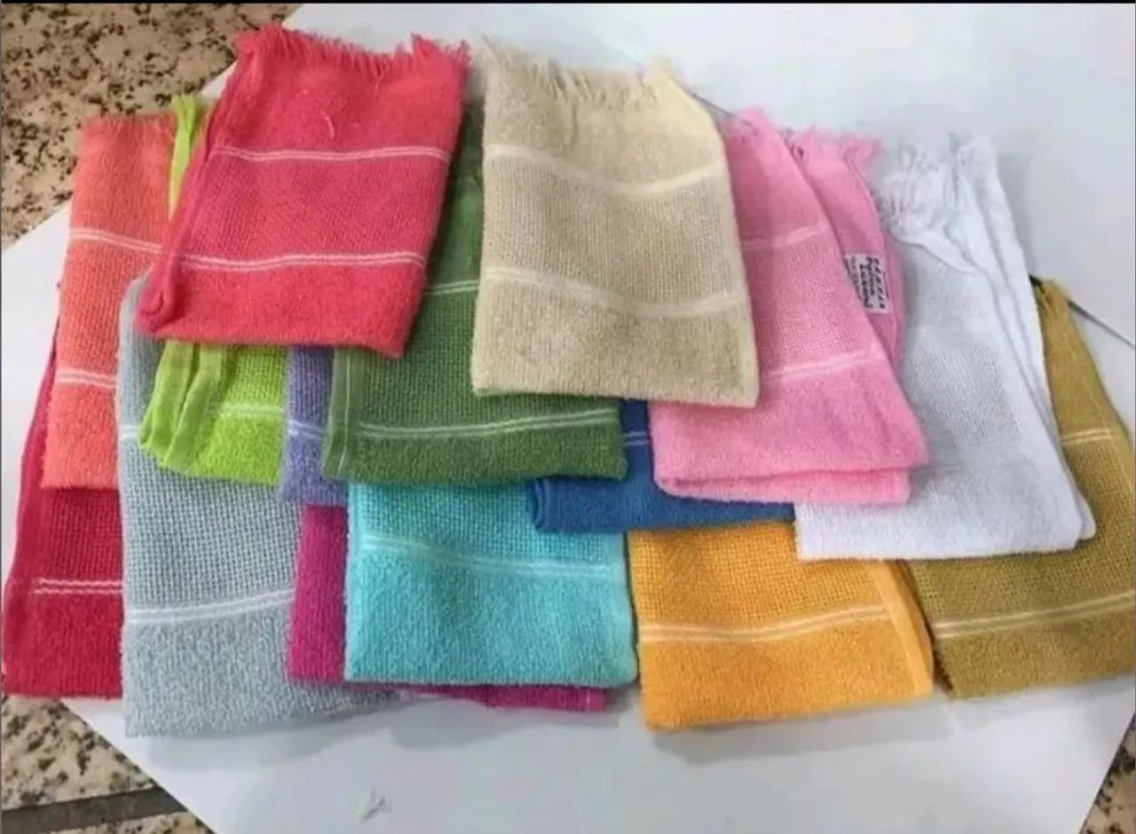 Toalhas de mão novas - diversas cores