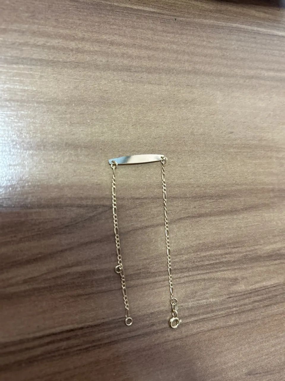Pulseira infantil ouro 18k