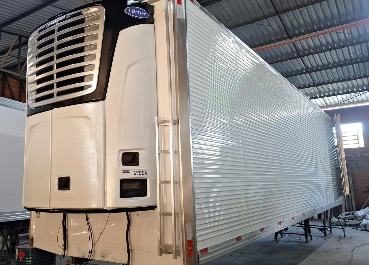  Baú Refrigerado 18 palets com equipamento de refrigeração Carrier 2100A - Foto 2