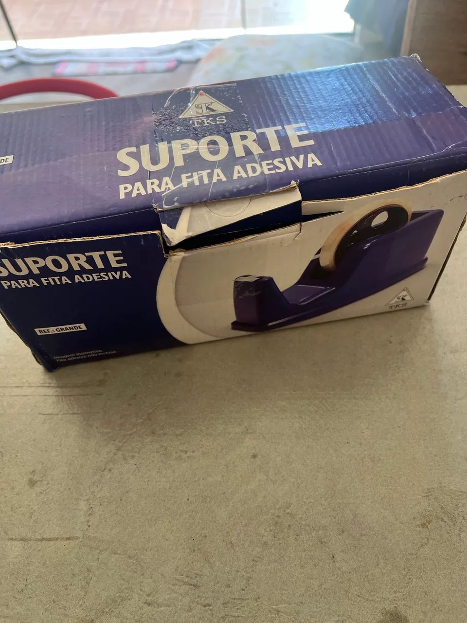 SEM USO!!! Suporte para fita adesiva grande, pesado e resistente.