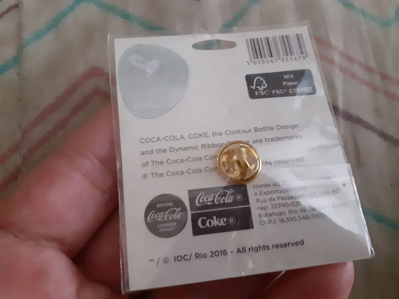PIN OLIMPÍADAS RIO 2016 COCA COLA NOVO  - Foto 2