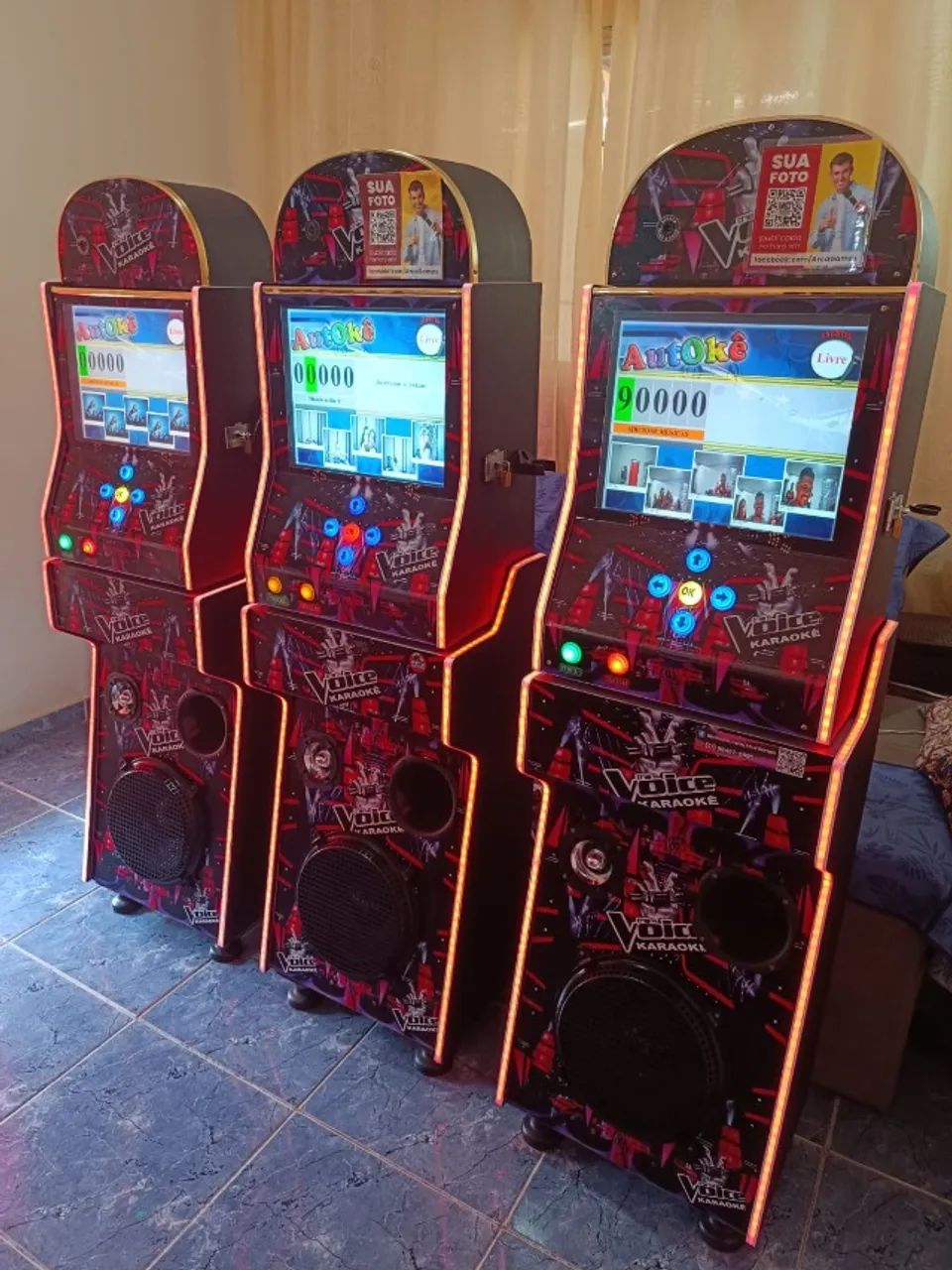 Videokê karaokê e máquina de músicas. (Aluguel : R$150,00 + Frete) - Foto 5