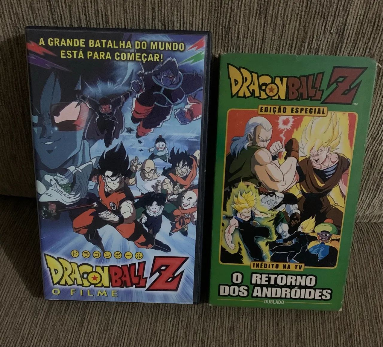 2 Vhs Dragon Ball Z O Filme e outro O Retorno dos Andróides Ler Descrição  