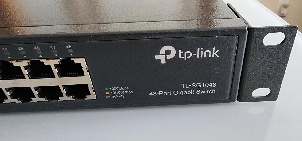 TP-Link Switch 48 Portas Gigabit Rack 19 - Usado - Foto 2