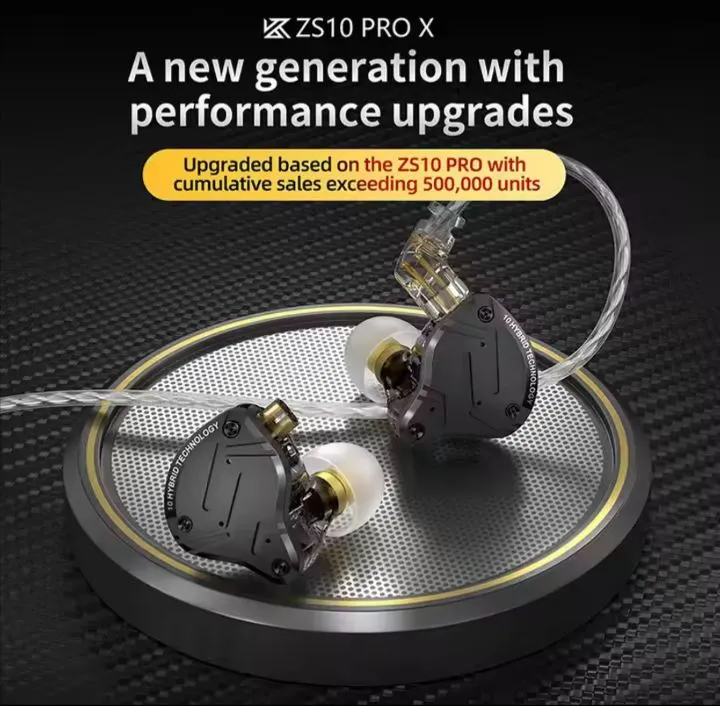 Fones de Ouvido KZ ZS10 PRO X - Novo