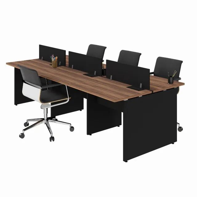 MESA ESTAÇÃO DE TRABALHO 4 LUGARES ...PRONTA ENTREGA!!! - Foto 4