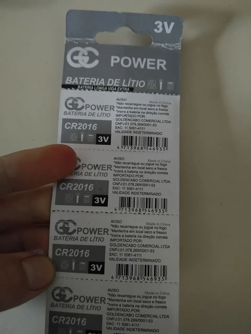 Bateria de Litio CR2016 - Power - Foto 2