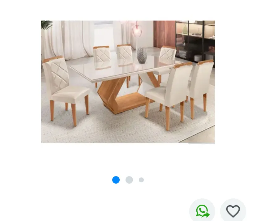 Mesa alvorada 6 lugares - melhor preço da região