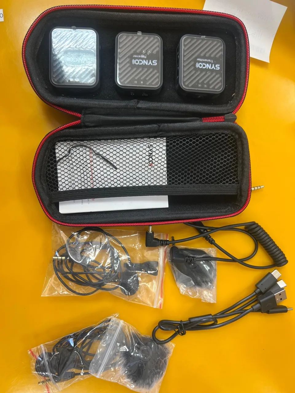 Microfone  de Lapela Synco WAir-G1-A2 Ultracompact 2-Pessoas (2.4 GHz)