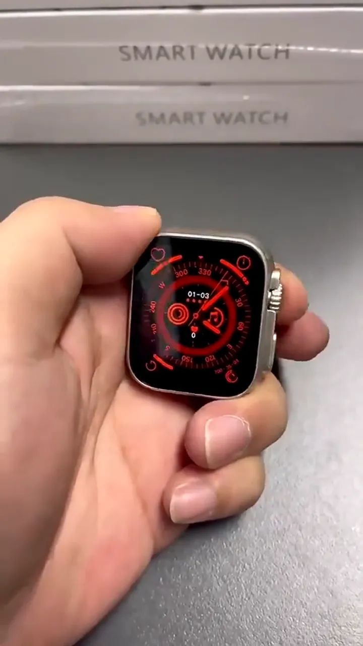  Smartwatch RelógioInteligente Série IWO 8 T800 Ultra 1.99 Polegadas Sem Carregamento