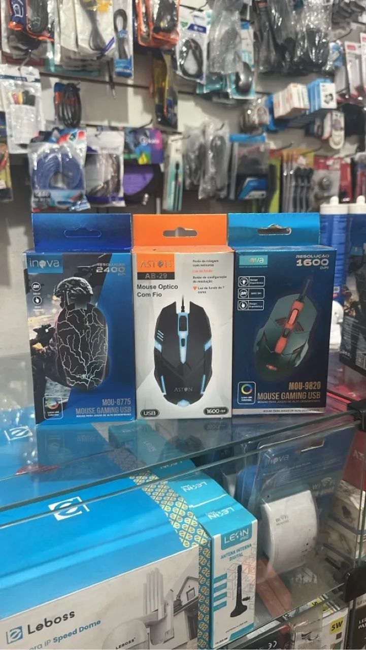 Mouse com fio usb Led game  - Foto 4