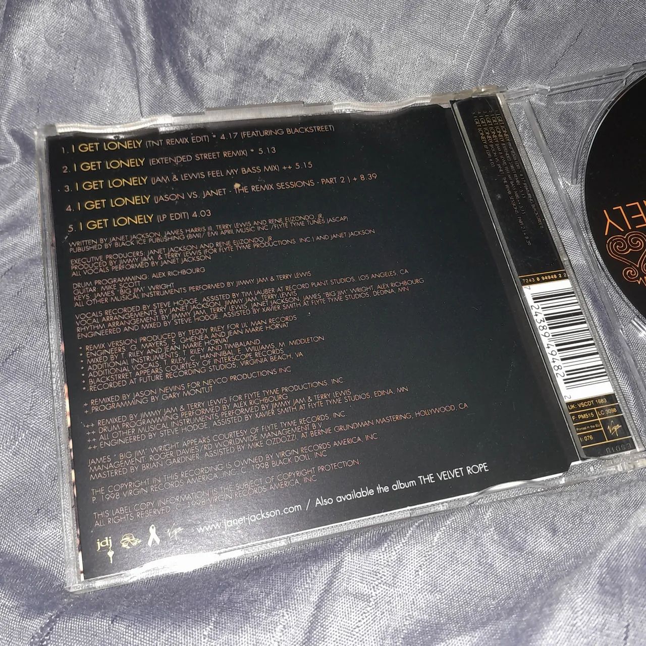 CD single Janet jackson - I Get Lonely - Foto 2